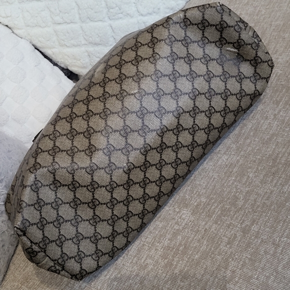 GUCCI GG Supreme Monogram MM Zippered Tote Bag... Authentic!! - Picture 6 of 16